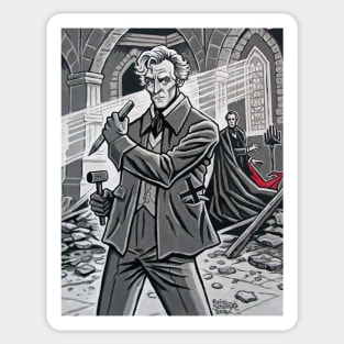 Van Helsing (Peter Cushing) Sticker